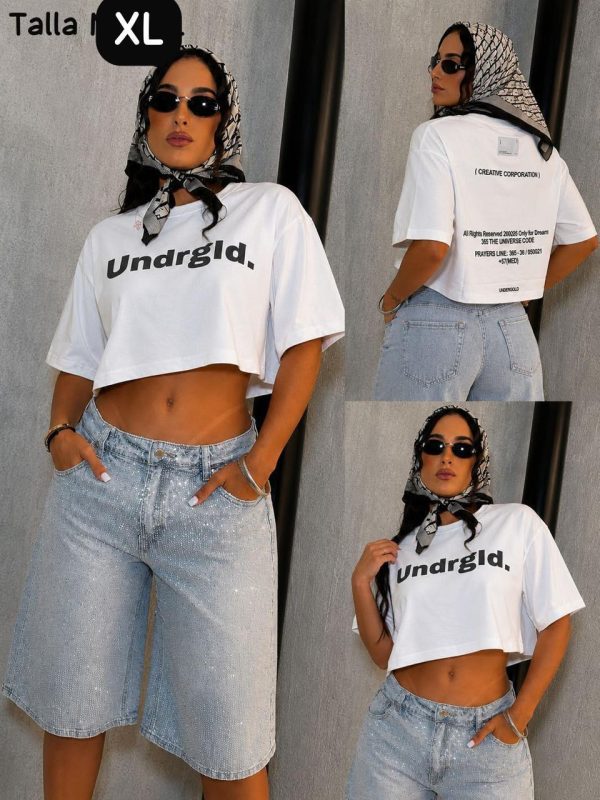 CAMISETA CORTA OVERSIZE