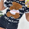 HERMOSA CAMISETA APLIQUE