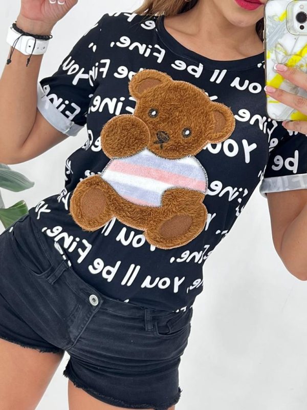 HERMOSA CAMISETA APLIQUE