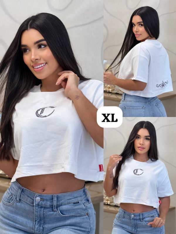 CAMISETA CORTA OVERSIZE