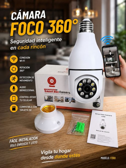 🔒📹CAMARA 360 | ¡PROTEGE TU HOGAR O NEGOCIO DE FORMA INTELIGENTE!