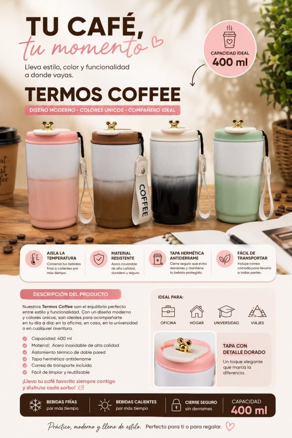 *TERMO PREMIUM PARA BEBIDAS CALIENTES