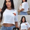 CAMISETA CORTA OVERSIZE