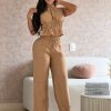 CONJUNTO DE BLUSA HALTER Y PANTALÓN
