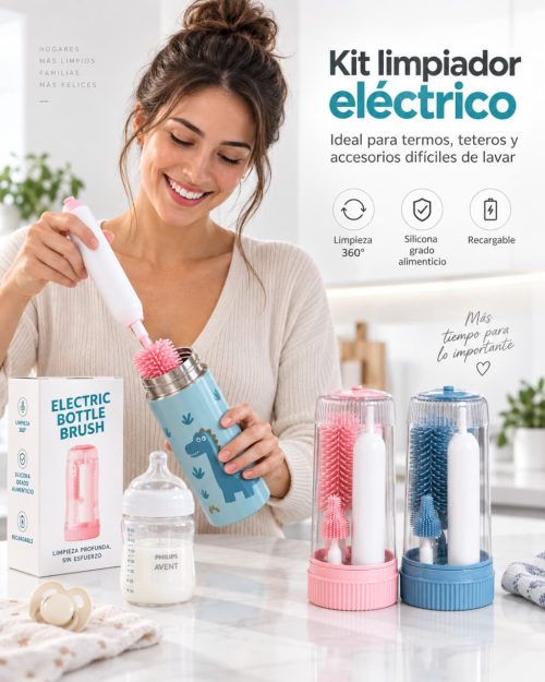 *🍼✨KIT  ¡LIMPIEZA PROFUNDA Y ESTERILIZACIÓN PARA TERMOS Y TETEROS