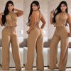 CONJUNTO DE BLUSA HALTER Y PANTALÓN
