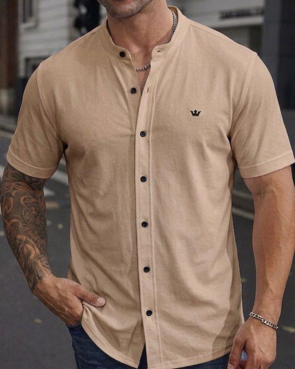 CAMISA BOTÓN MANGA CORTA