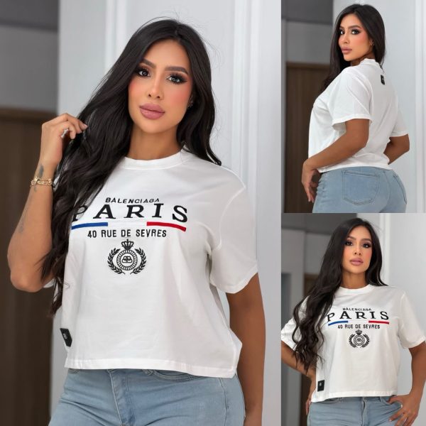 CAMISETA BLANCA ESTAMPADA DAMA