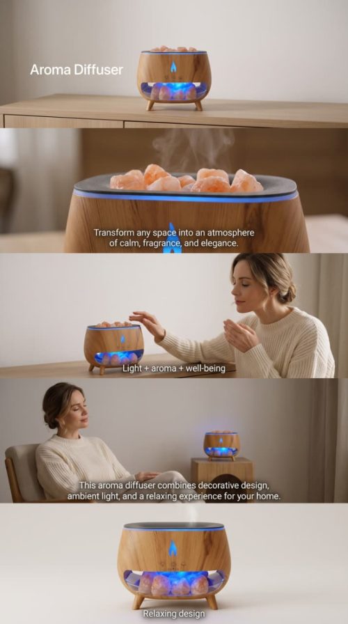 AROMA DIFUSOR CON LUZ LED ✨🌿
