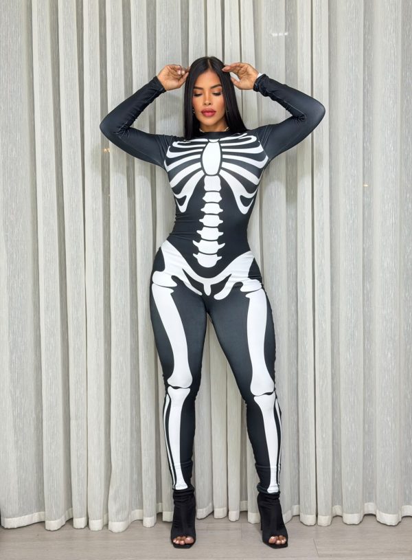 ENTERIZO HALOWEEN ESQUELETO