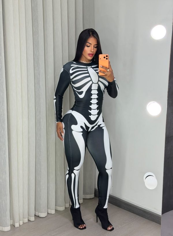 ENTERIZO HALOWEEN ESQUELETO
