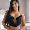 BLUSA TOP HERRAJE