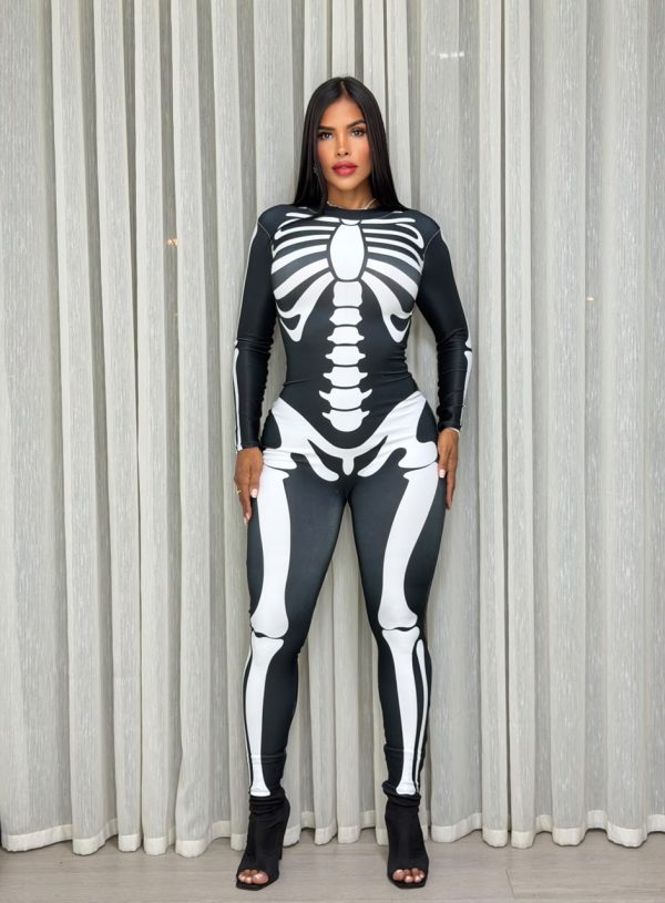 ENTERIZO HALOWEEN ESQUELETO